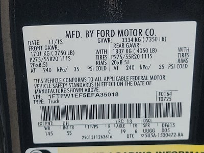 2014 Ford F-150 4WD SuperCrew 145" STX
