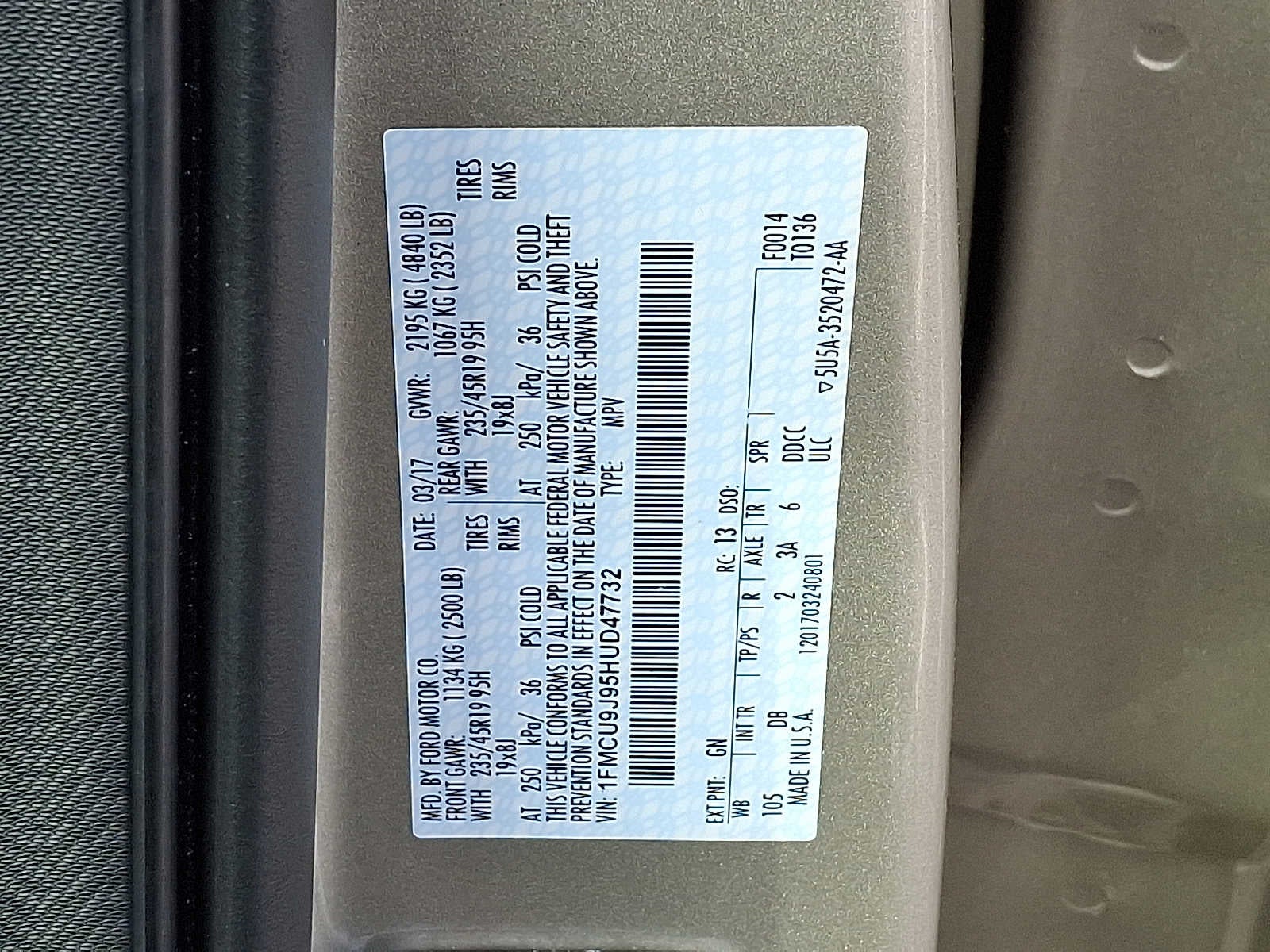 2017 Ford Escape Titanium