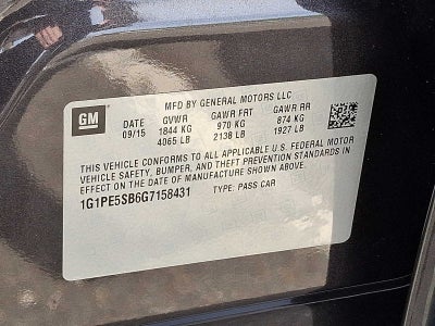2016 Chevrolet Cruze Limited LT