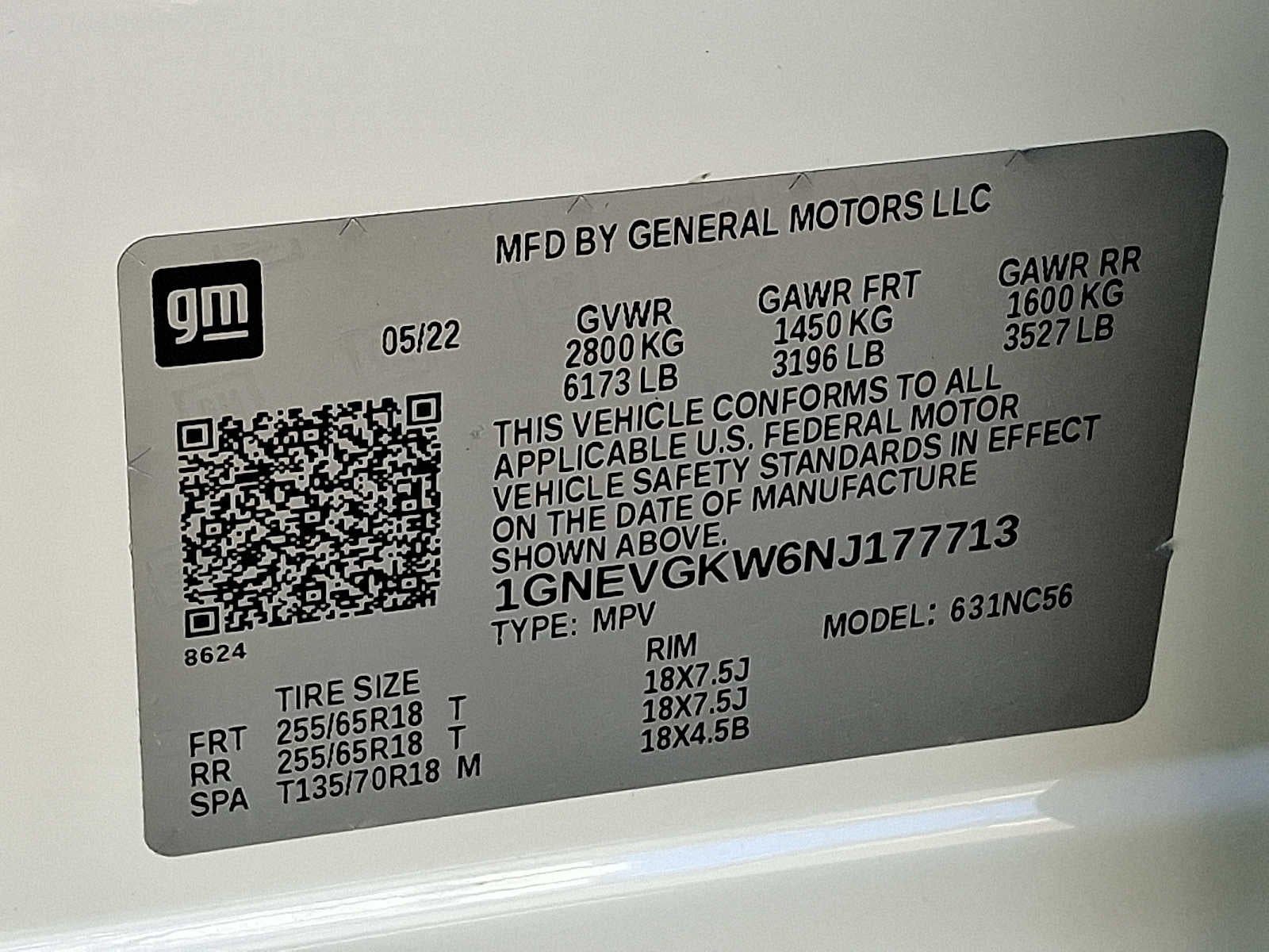 2022 Chevrolet Traverse LT Cloth