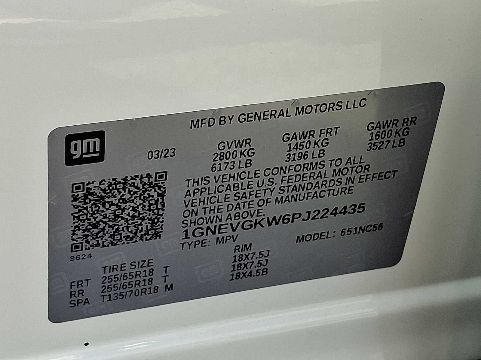 2023 Chevrolet Traverse LT Cloth