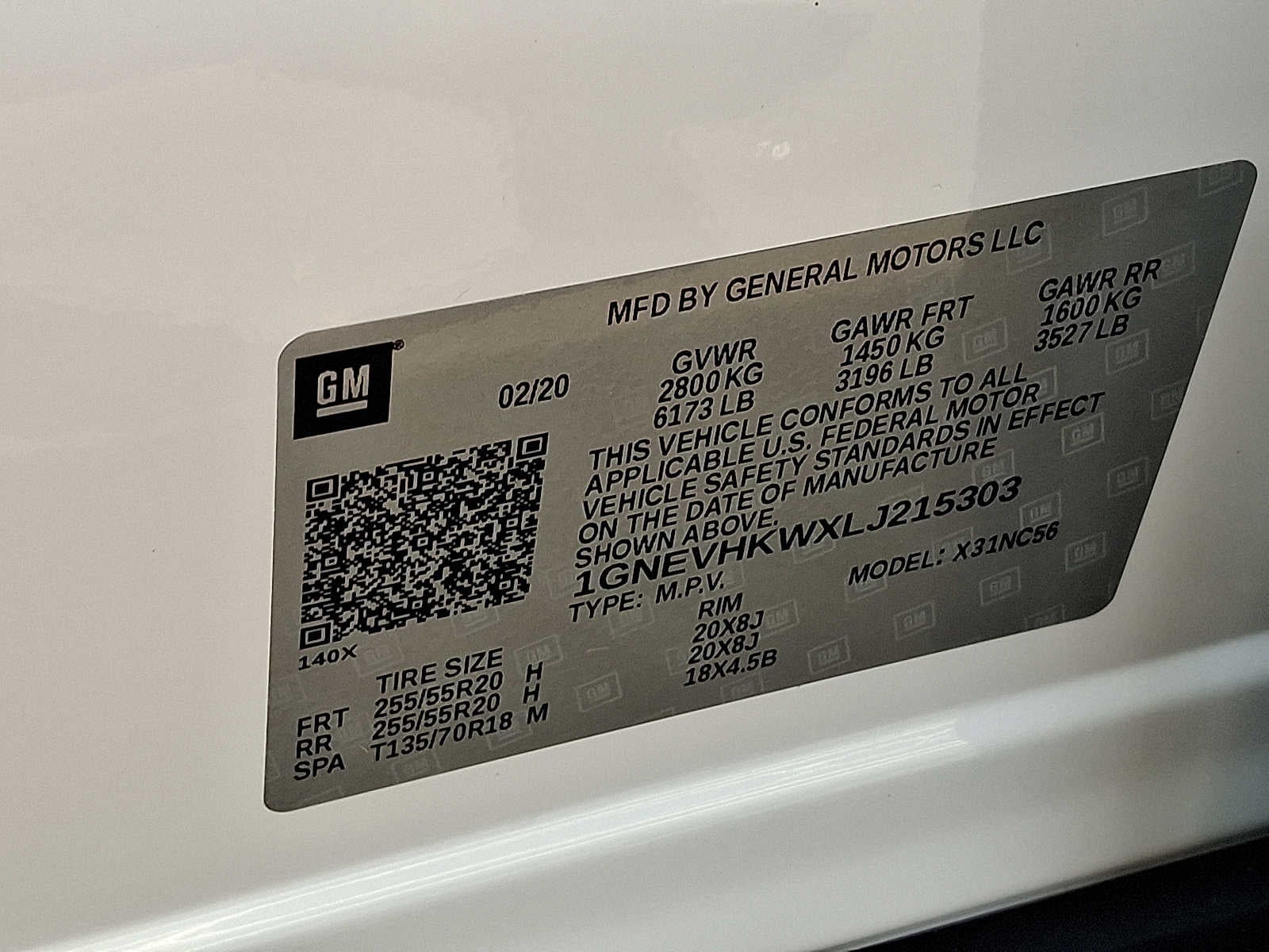 2020 Chevrolet Traverse LT Leather