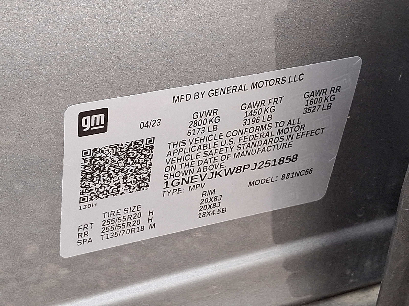 2023 Chevrolet Traverse RS