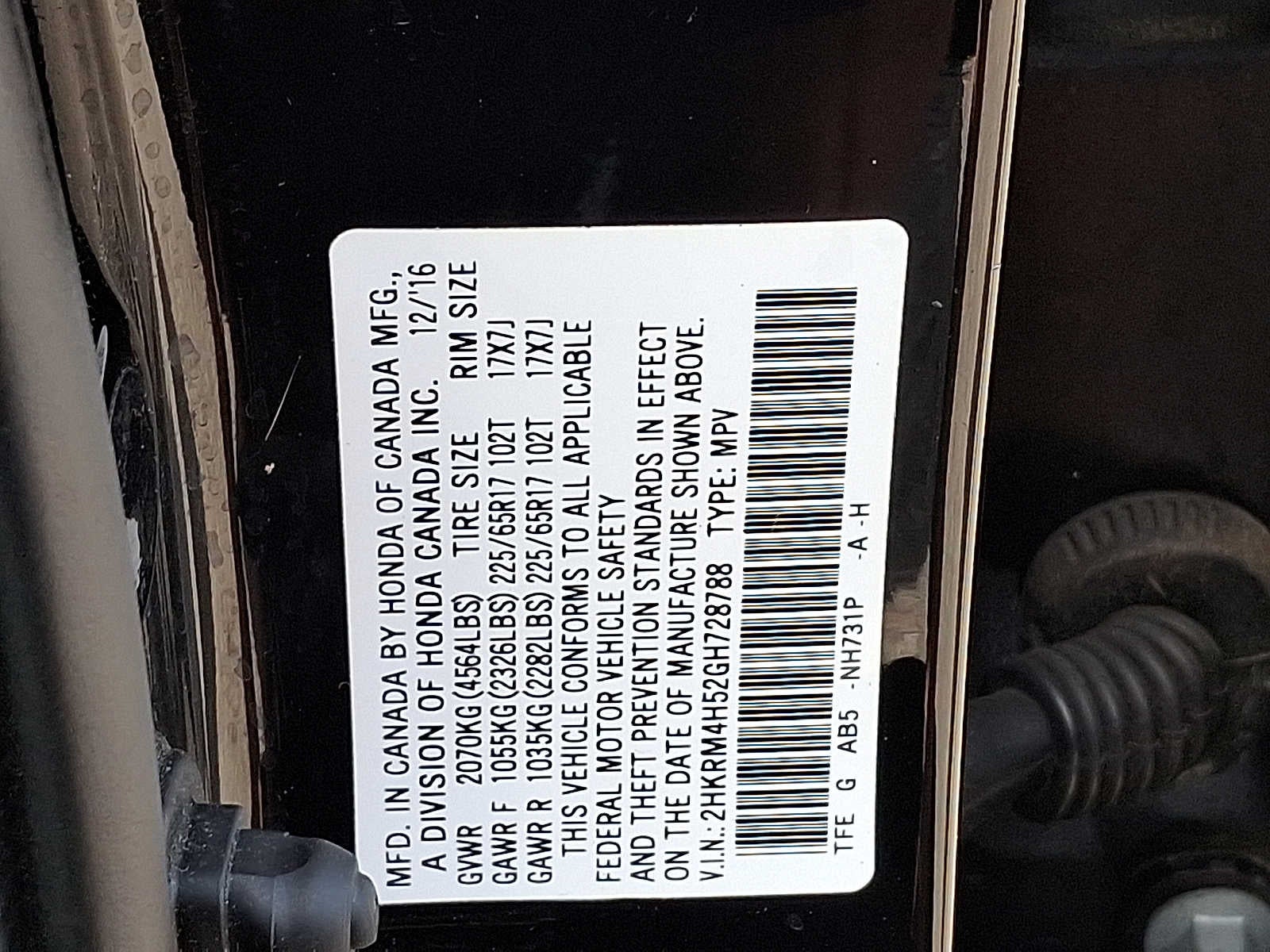 2016 Honda CR-V EX