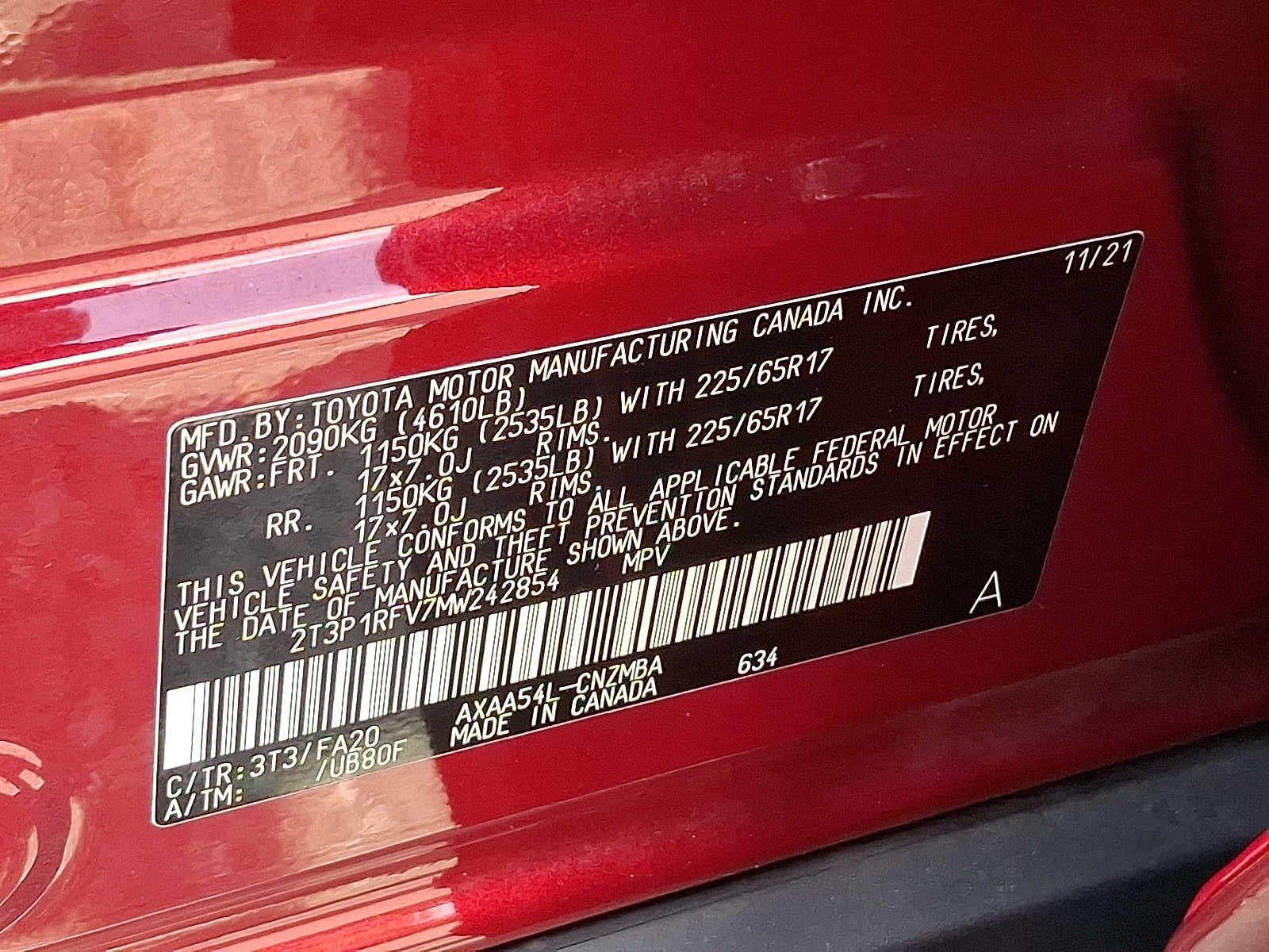 2021 Toyota RAV4 XLE