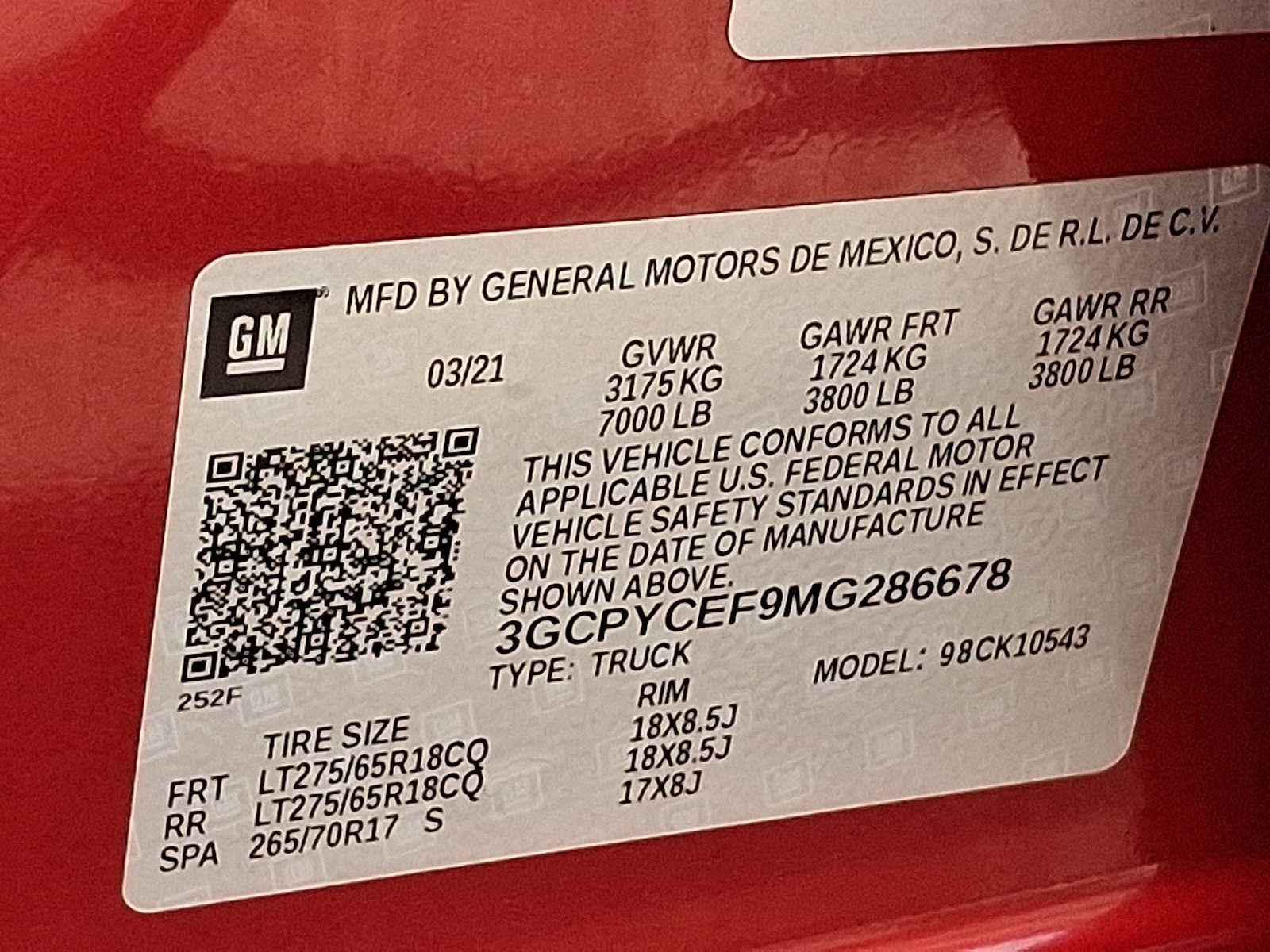2021 Chevrolet Silverado 1500 Custom Trail Boss