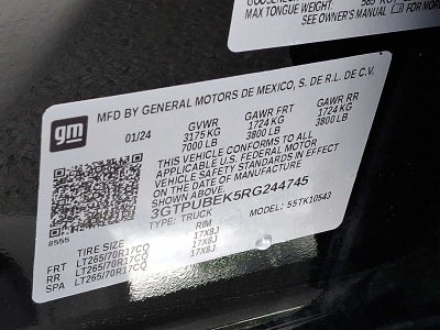 2024 GMC Sierra 1500 SLE