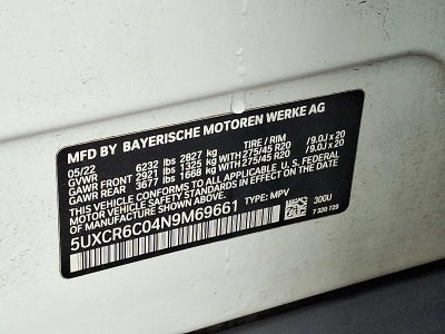 2022 BMW X5 xDrive40i