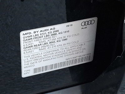 2019 Audi SQ5 Prestige