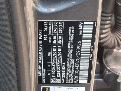 2016 Mercedes-Benz GLC 300 4MATIC®