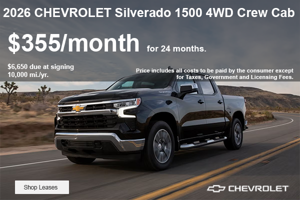 lowest silverado lease in the us